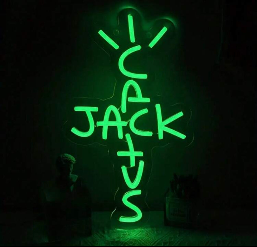 Jack Cactus Neon Light