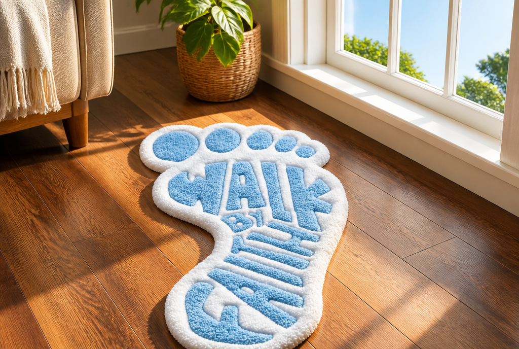 Walk By Faith Rug