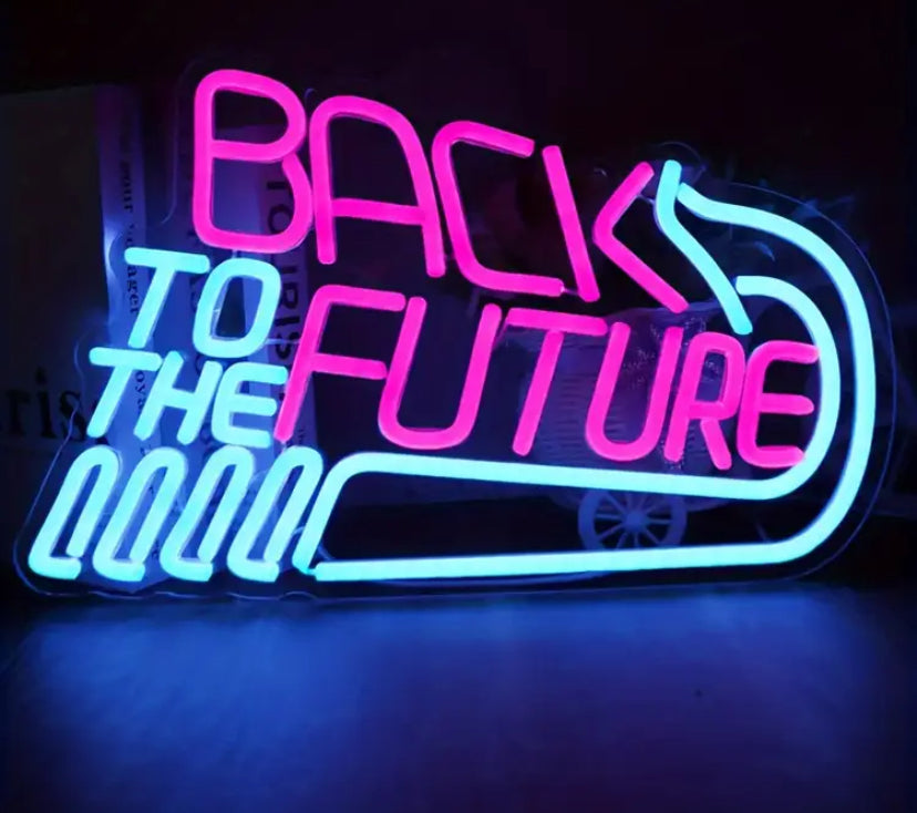 Back to the Future Neon Light