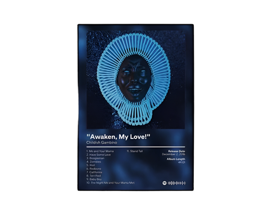 Childish Gambino Spotify Plaque