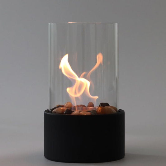 Black Tabletop Fire Bowl