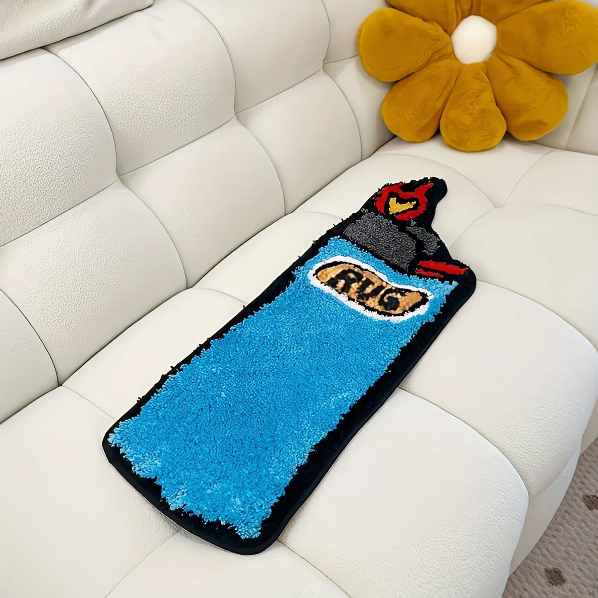 Radiant Retro Rainbow Soft Rug™