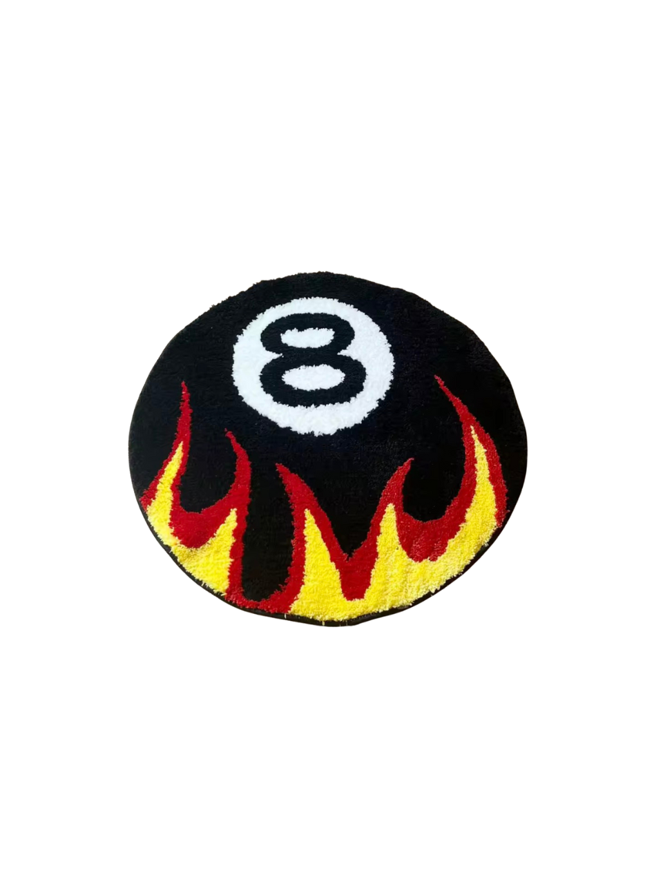 Fire Billiards Tufted Rug