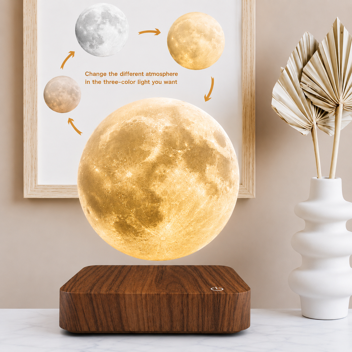 3D Levitation Moon Lamp