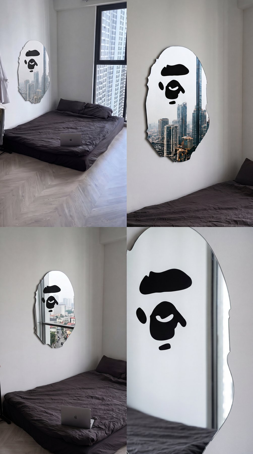 Monkey Head Mirror