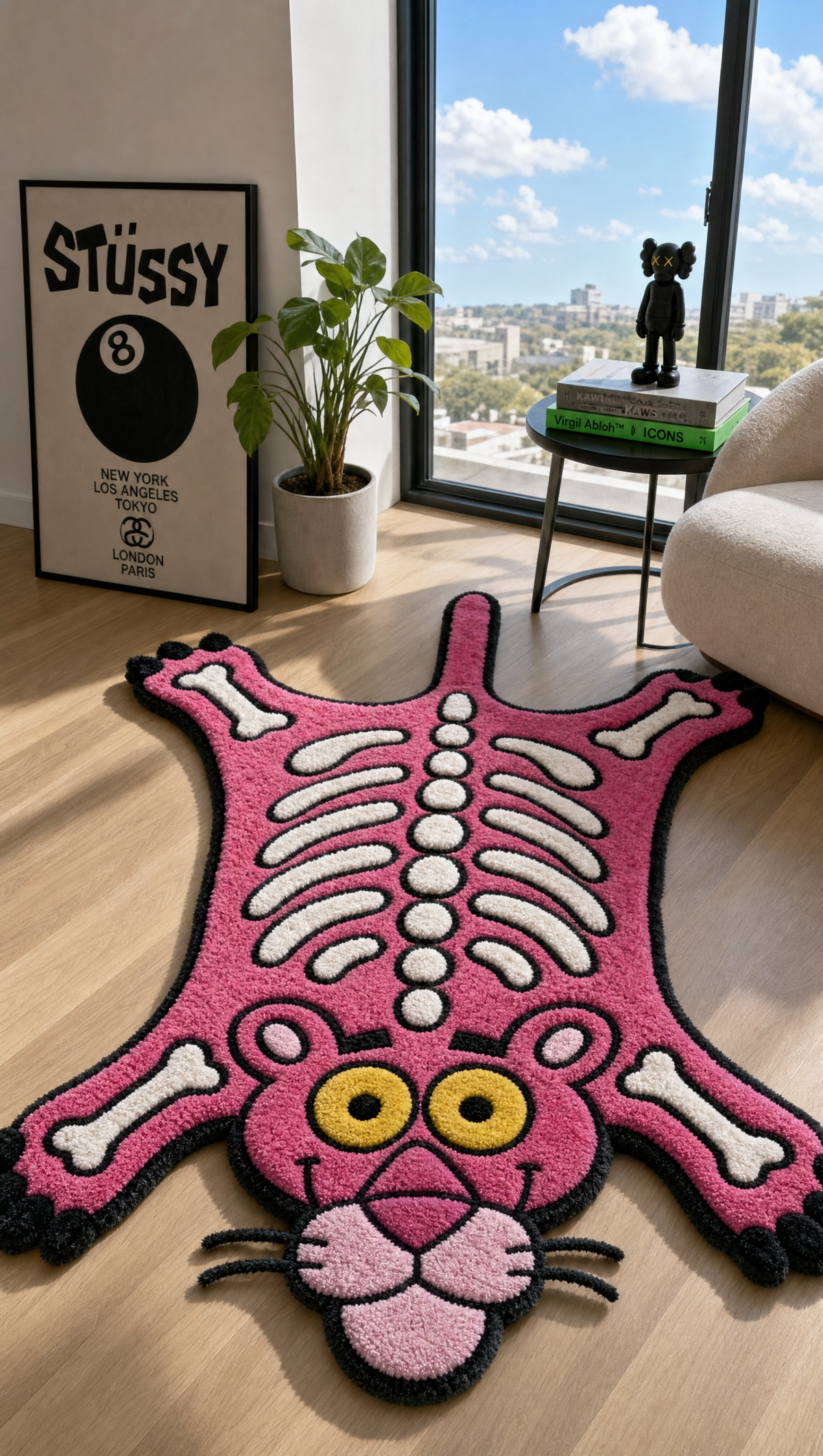 Panther Bones Rug