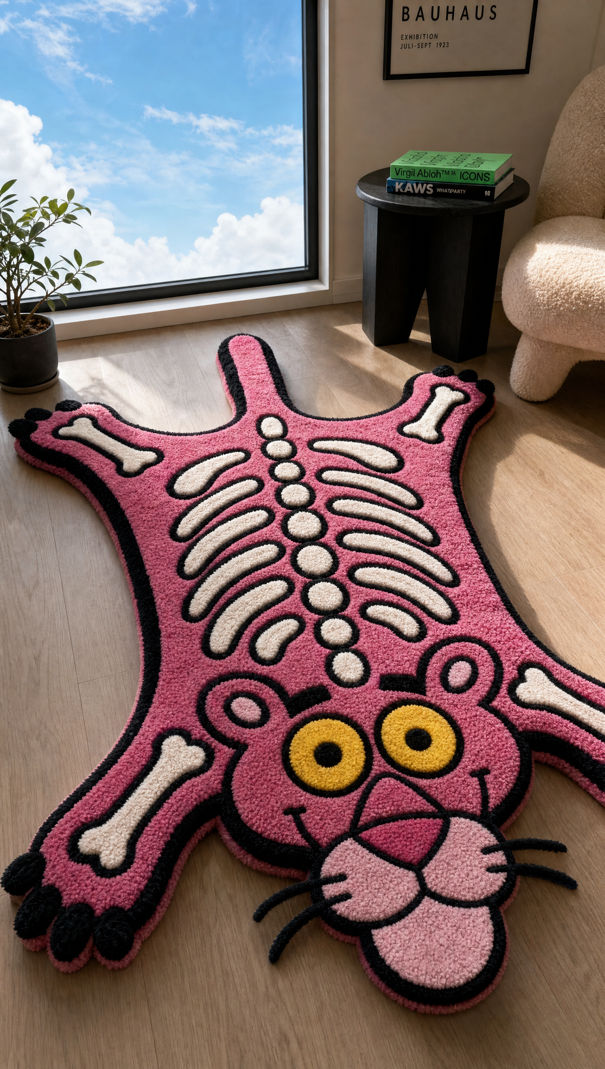Panther Bones Rug