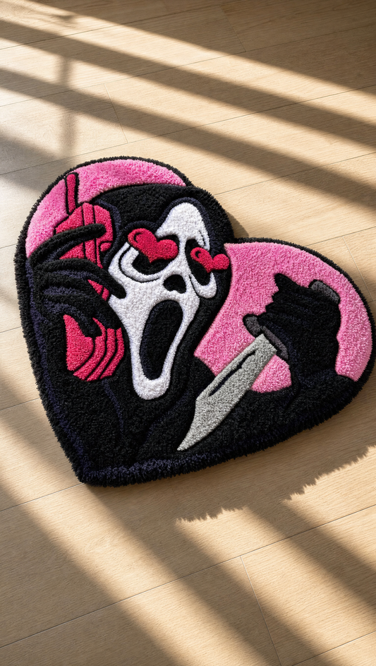 Heart Mask Rug