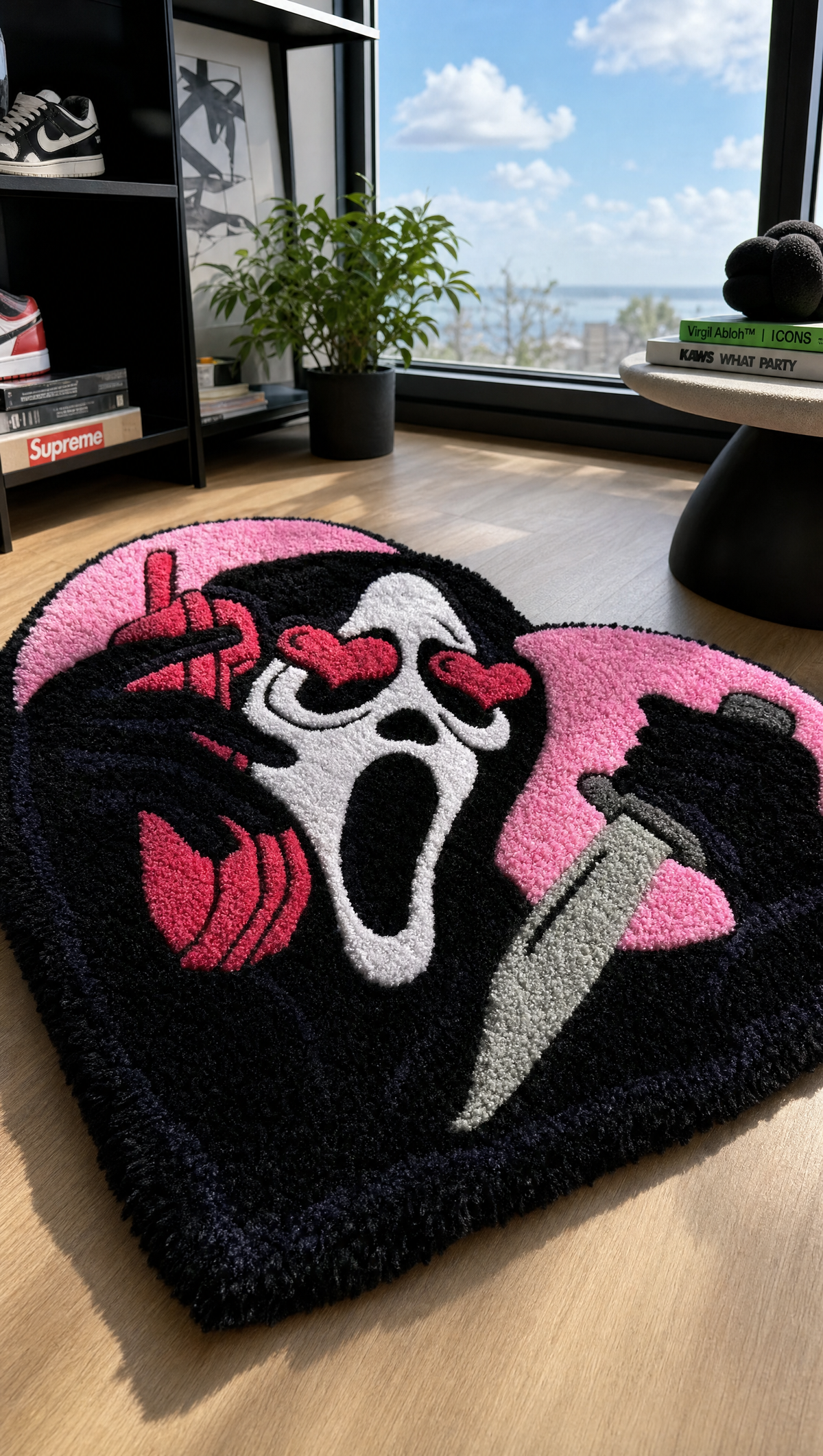 Heart Mask Rug