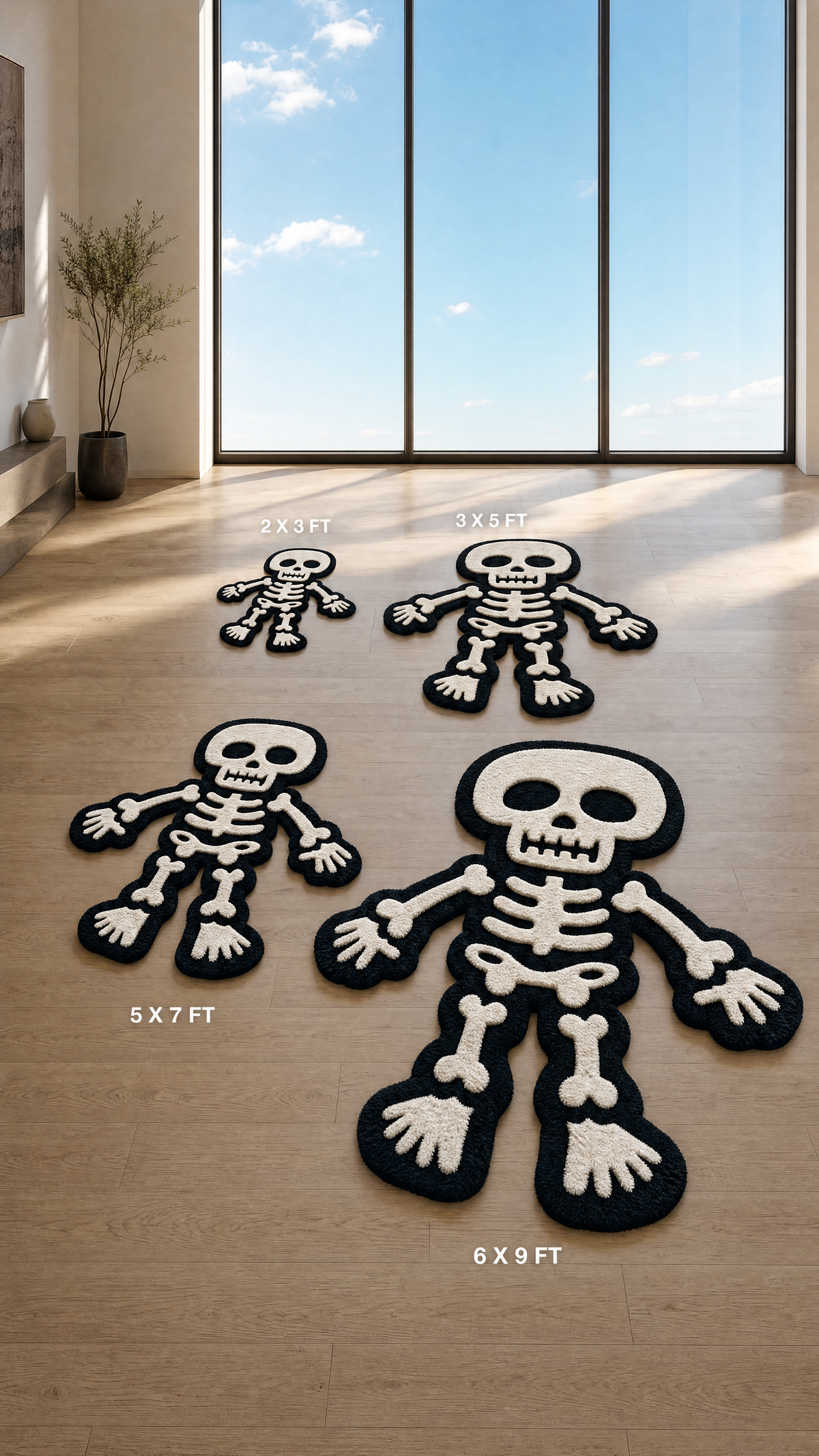 Skeleton Rug