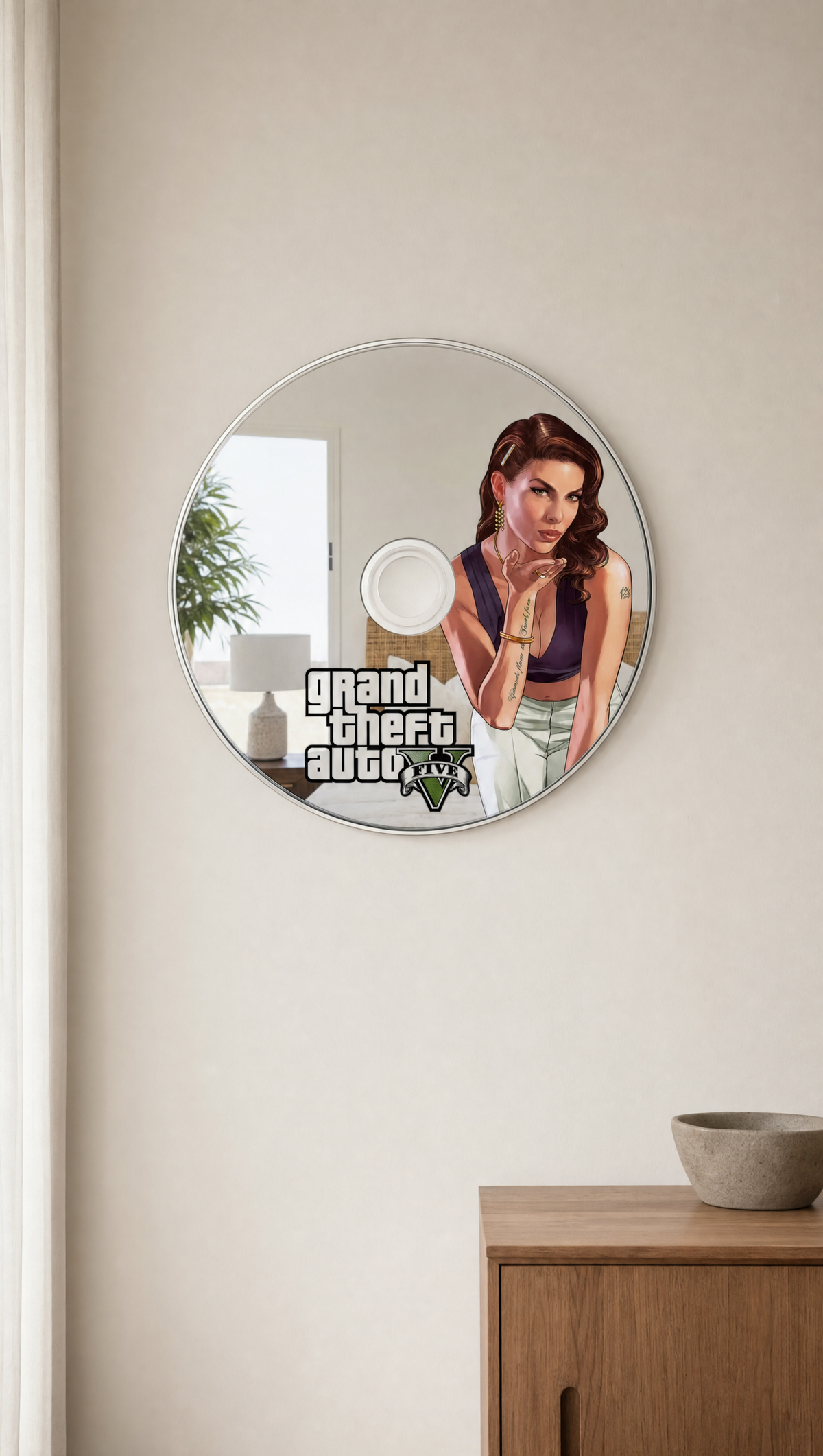 GTA V CD Wall Mirror