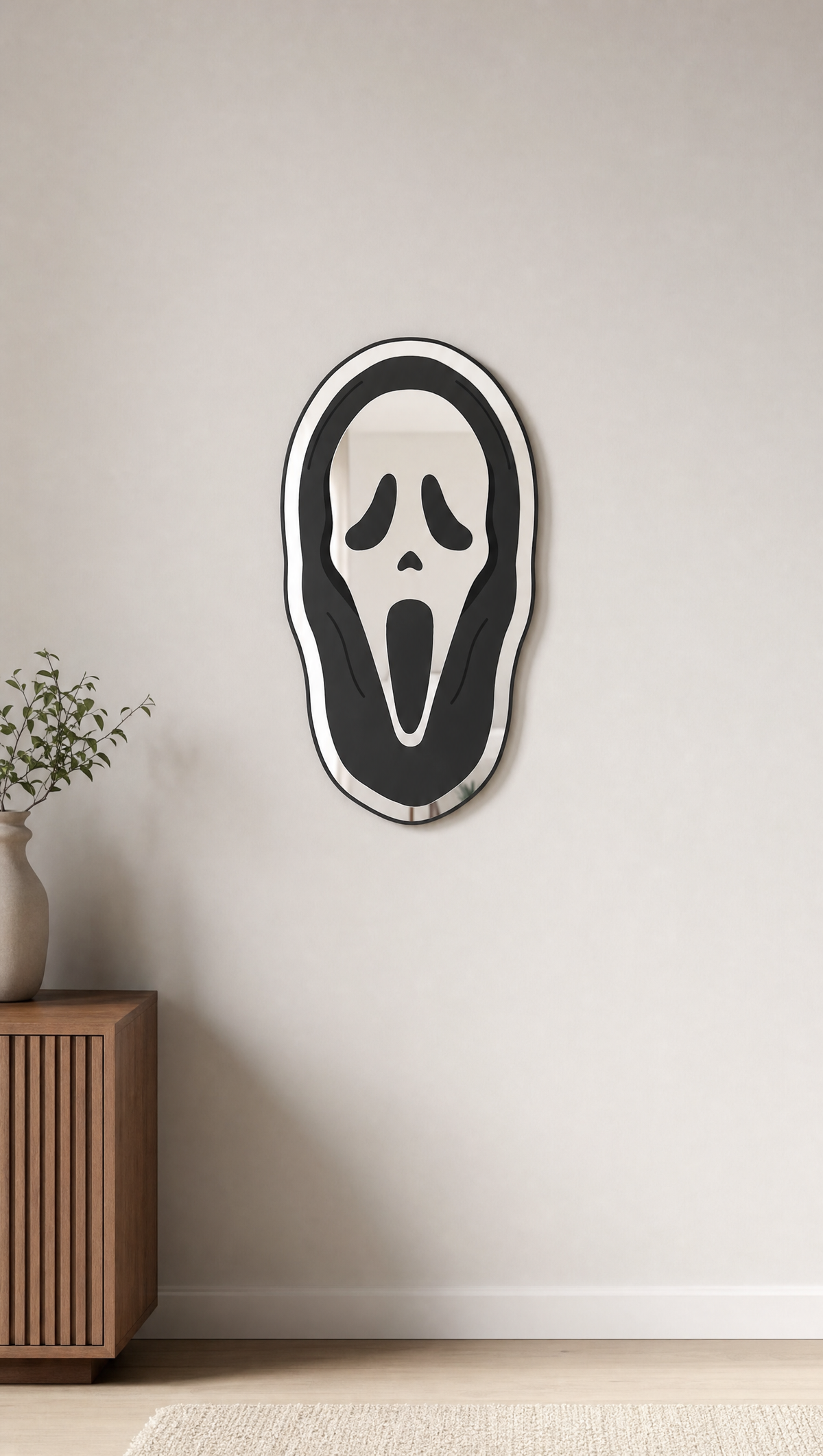 Ghostface Scary Movie Mirror