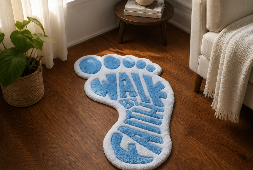 Walk By Faith Rug