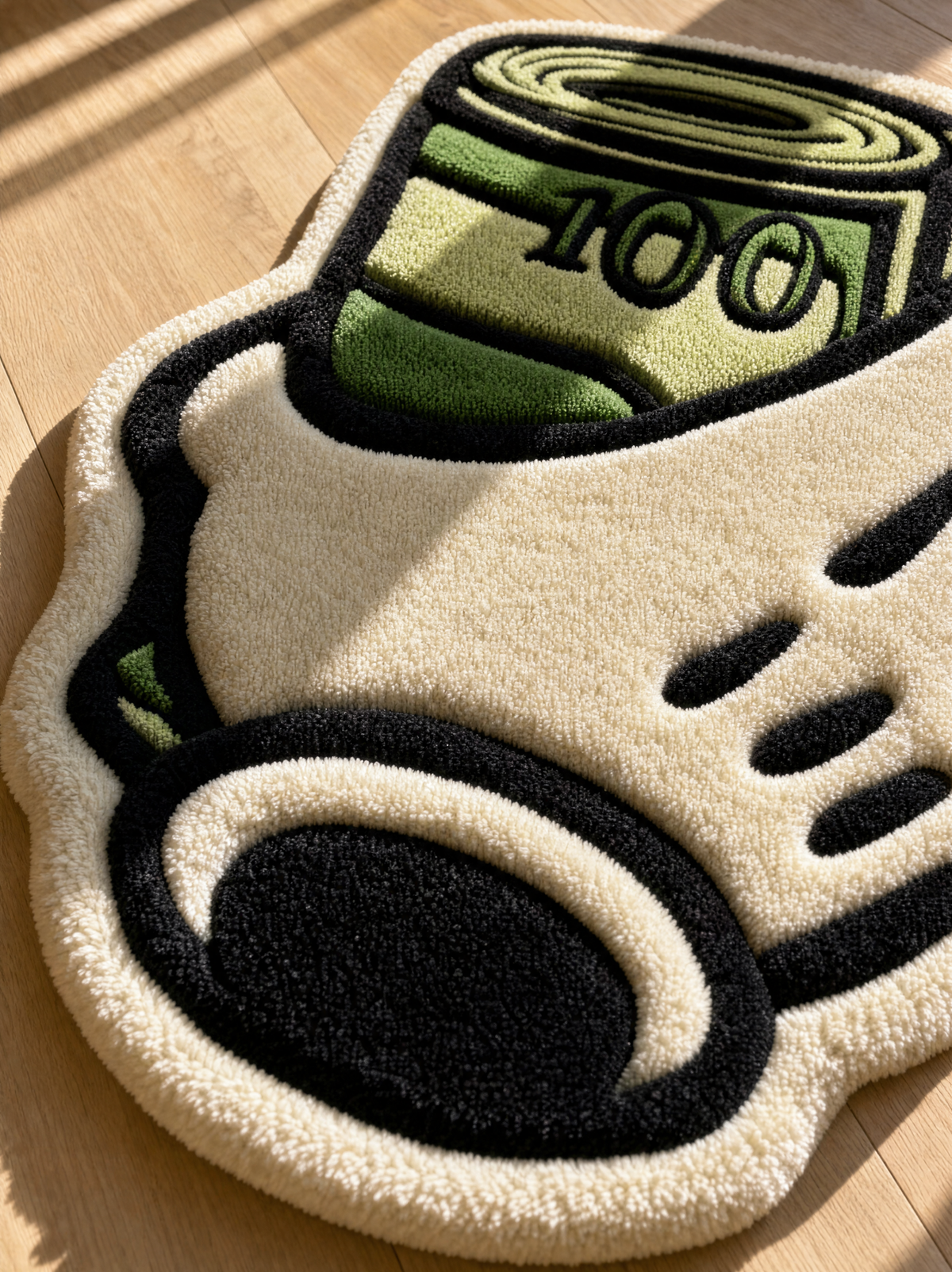 Money Hand Rug