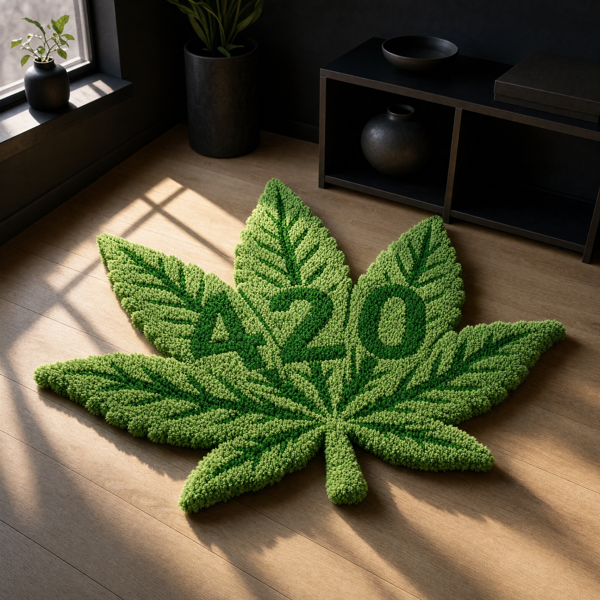 420 Leaf Rug