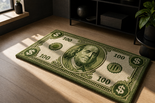 $100 Bill Rug