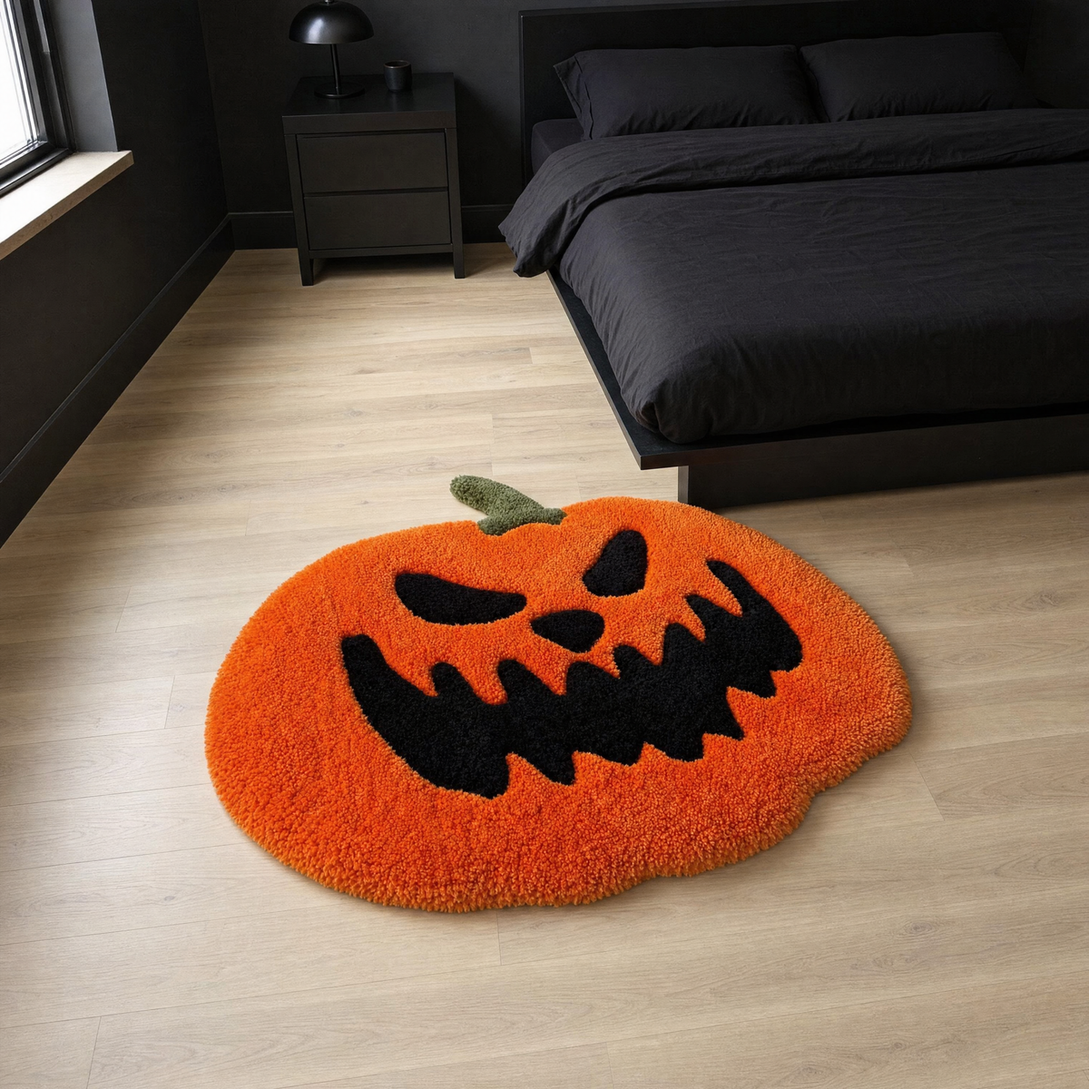 Grinning Pumpkin Rug