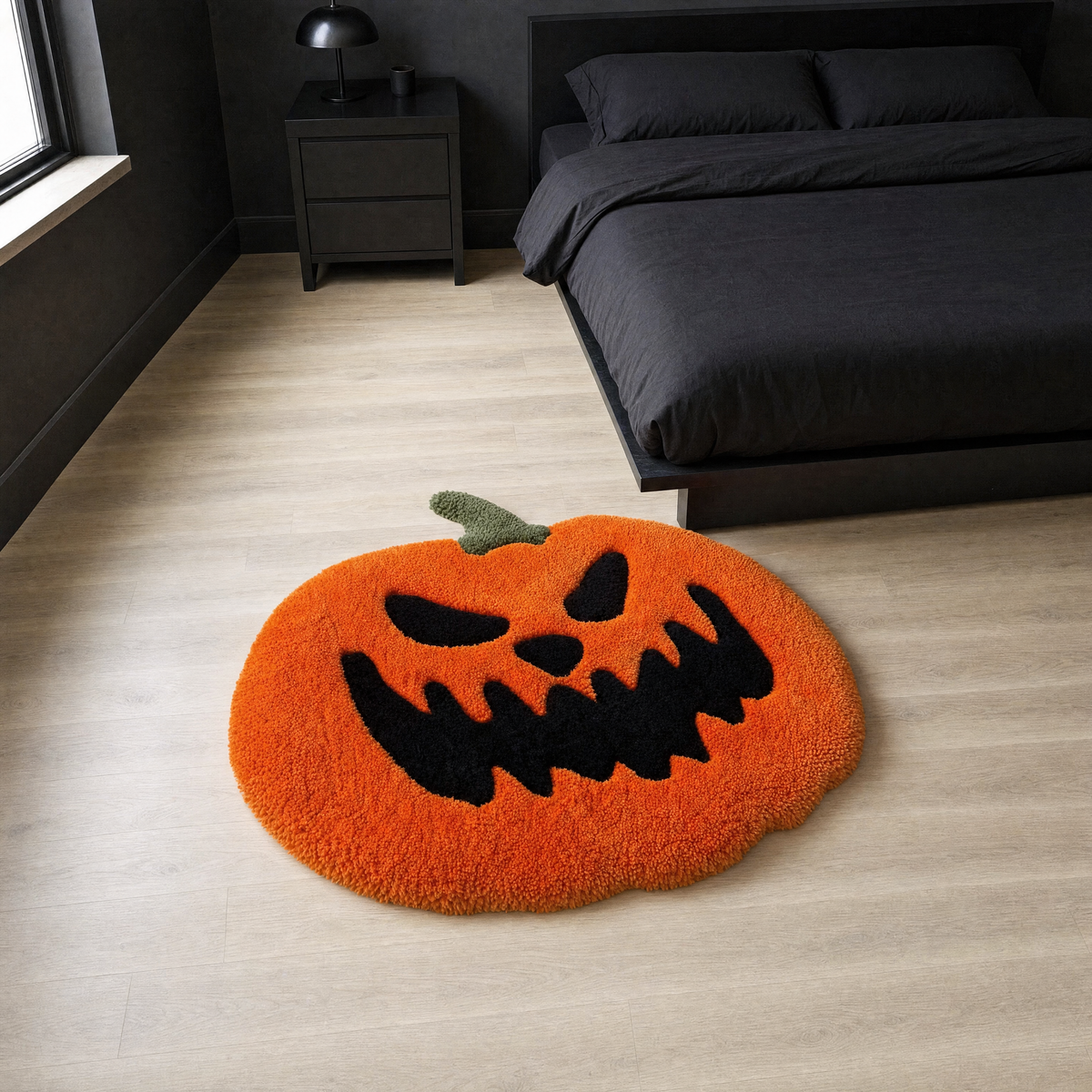 Grinning Pumpkin Rug